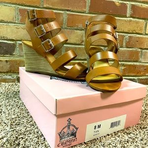 Crown Vintage Serena Strappy Wedge